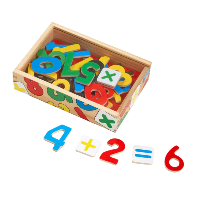 Magnetic Wooden Numbers