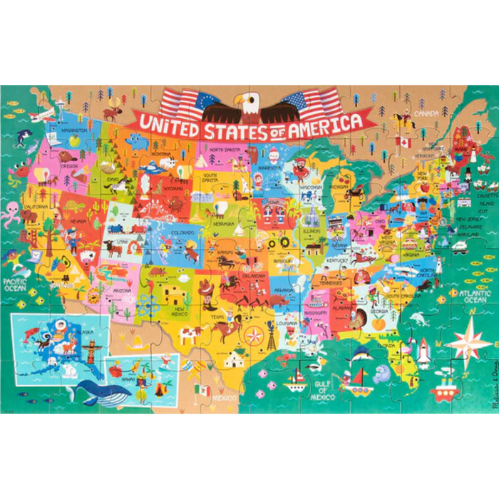 America The Beautiful Floor Puzzle M&D