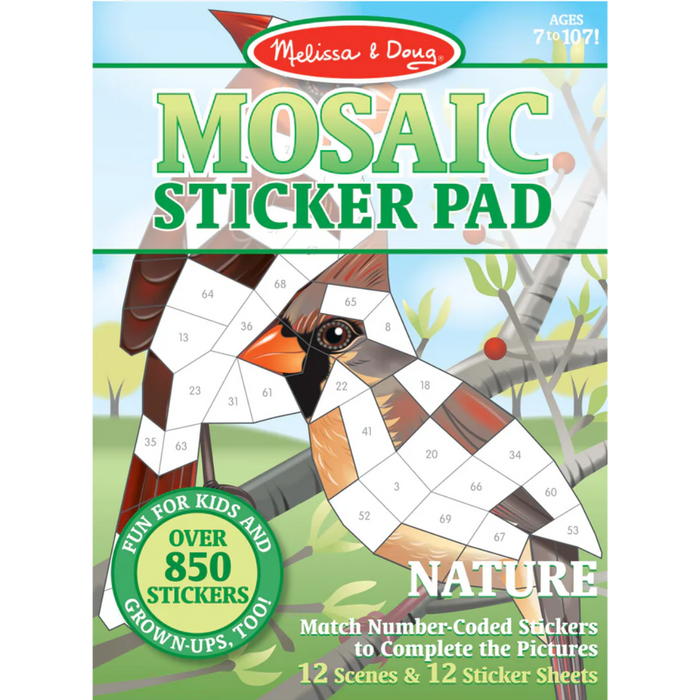 Nature Mosaic Sticker Pad