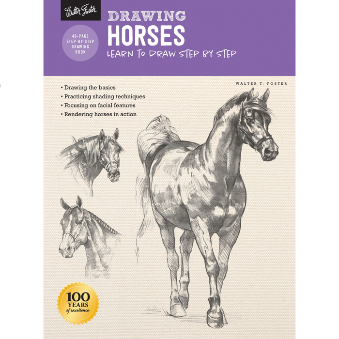 Horses-Step by Step Drawing