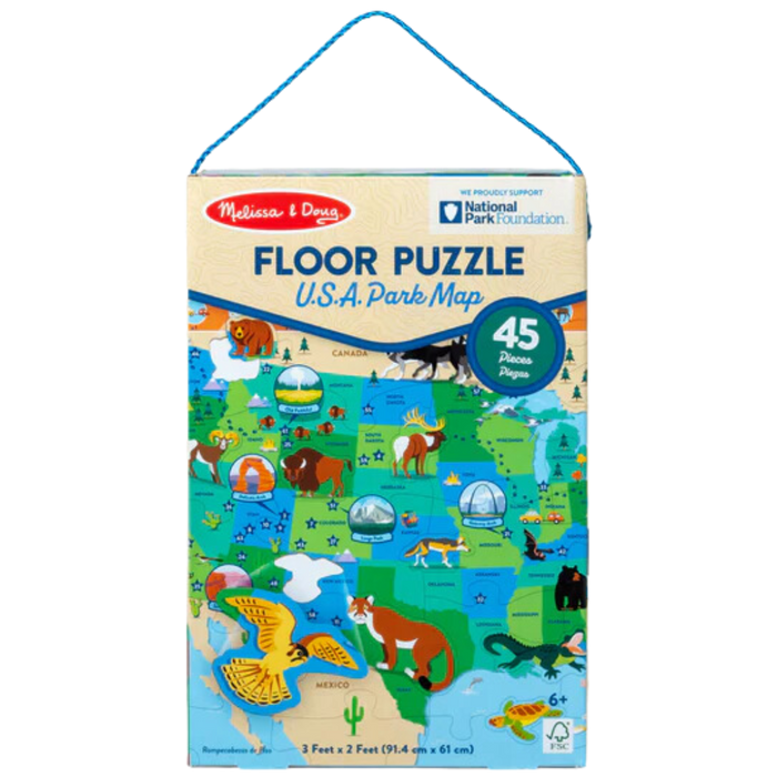 National Parks Floor Puzzle M&D