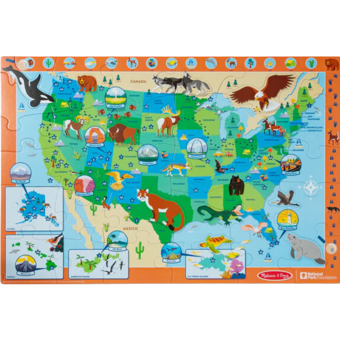 National Parks Floor Puzzle M&D