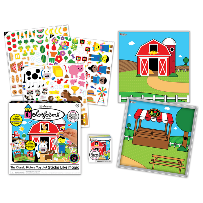 Farm Colorform Play Set