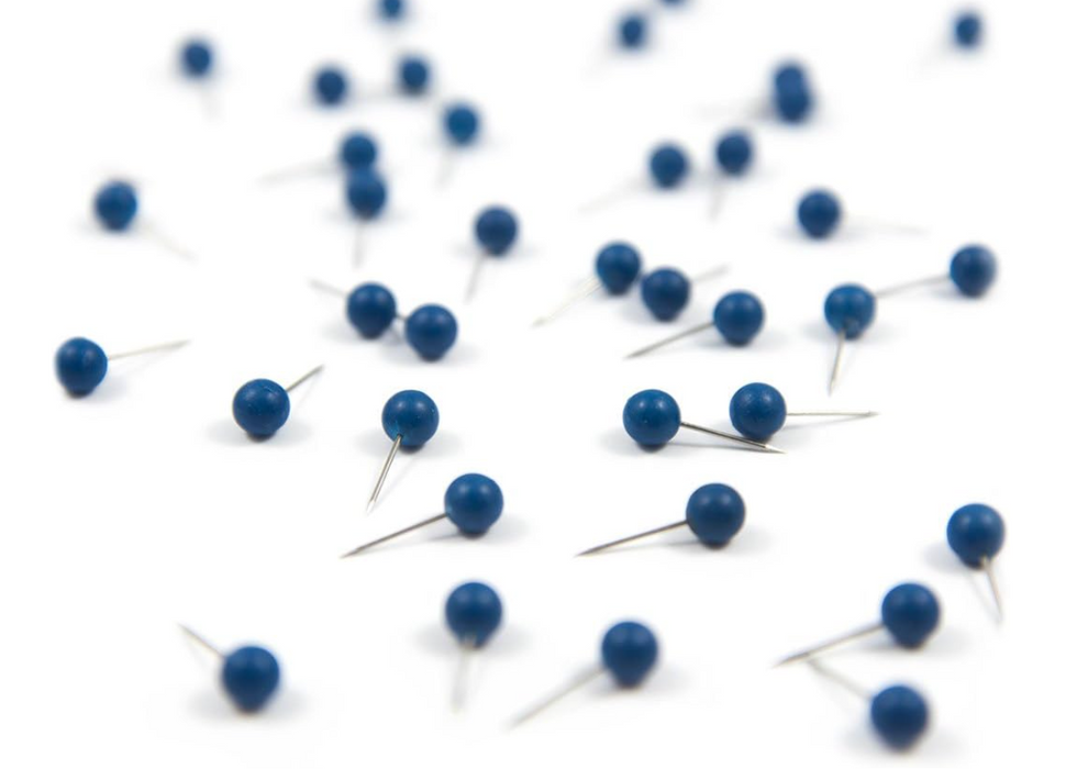 Push Pins Blue