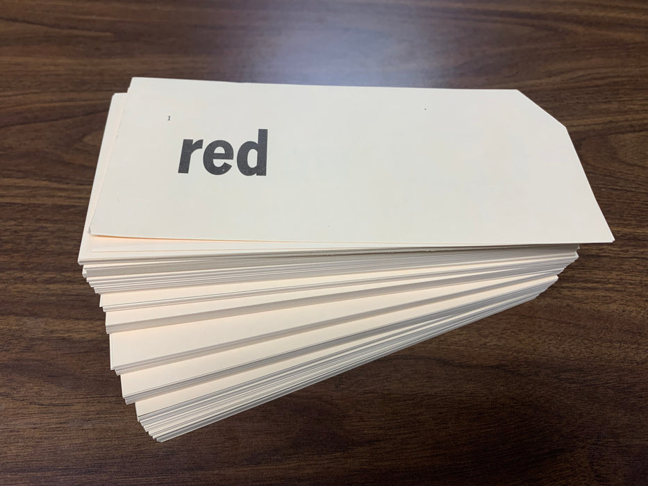 Kindergarten Word Reading Card Set