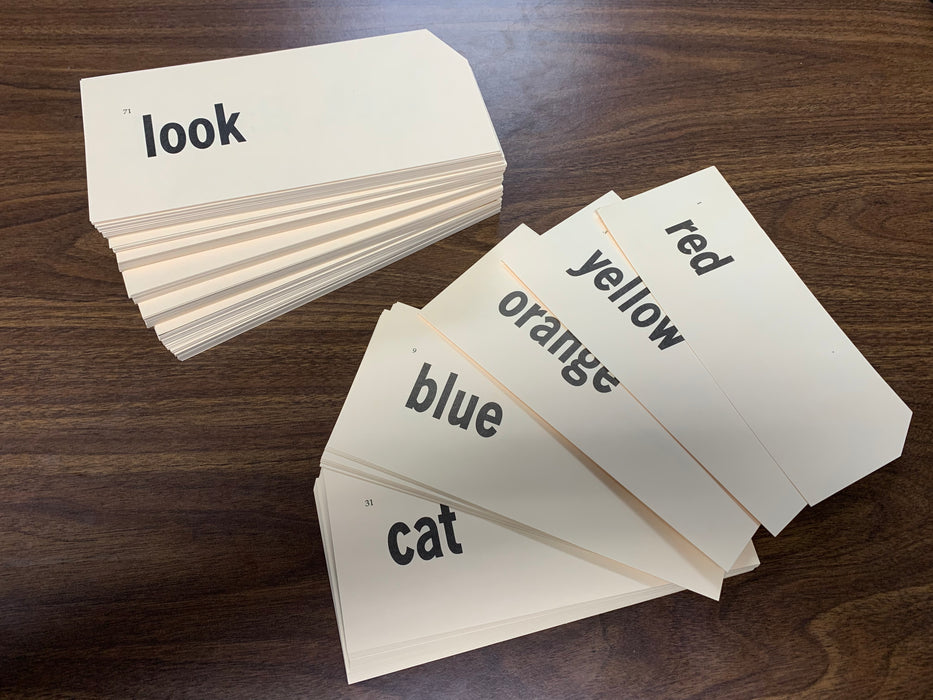 Kindergarten Word Reading Card Set